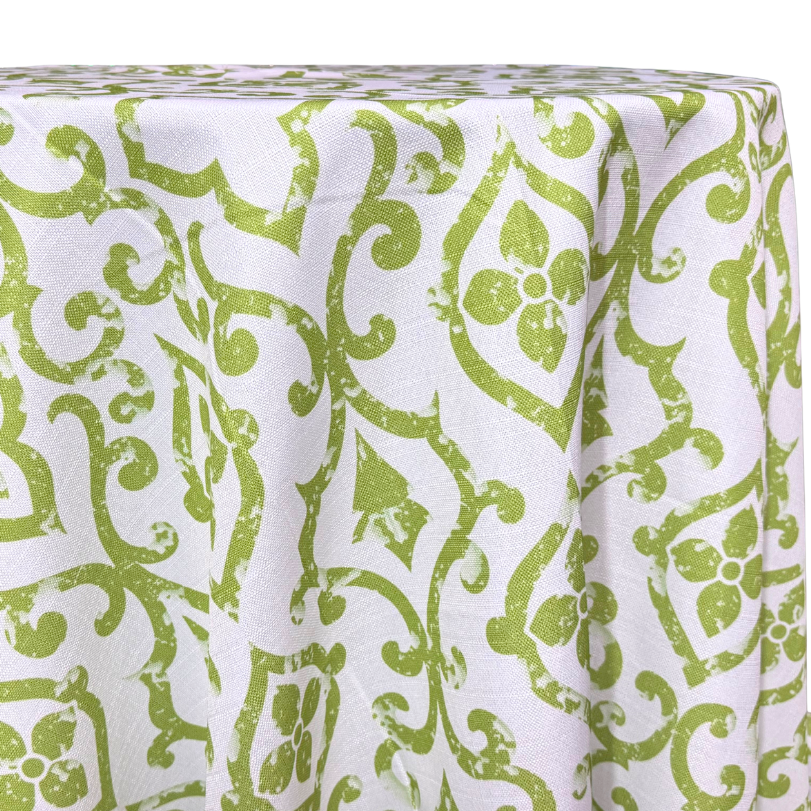 Portofino (Slub Print) Table Linen in Avocado – Urquid Linen