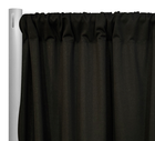 Scuba (Wrinkle-Free) Drapery Panel in Black