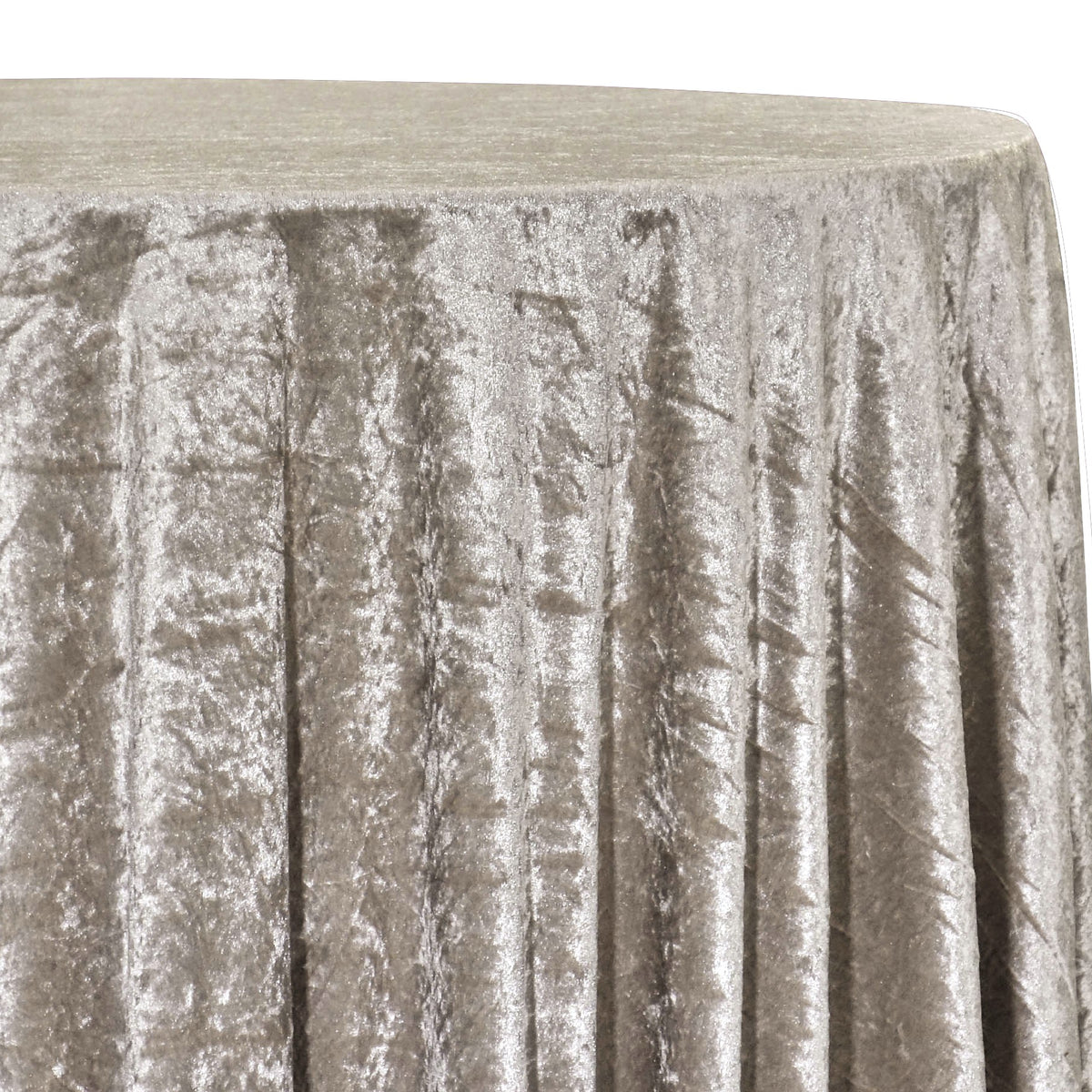 Panne (Crush) Velvet Table Linen in Bone – Urquid Linen
