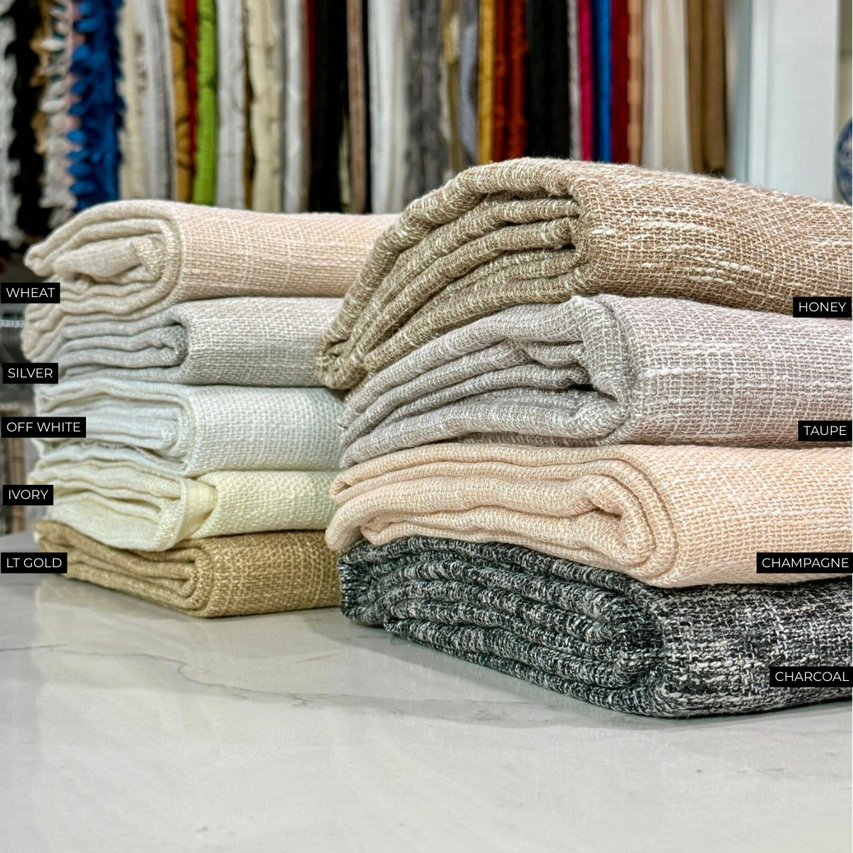 Capri Slub Linen Wholesale Fabric in Charcoal – Urquid Linen