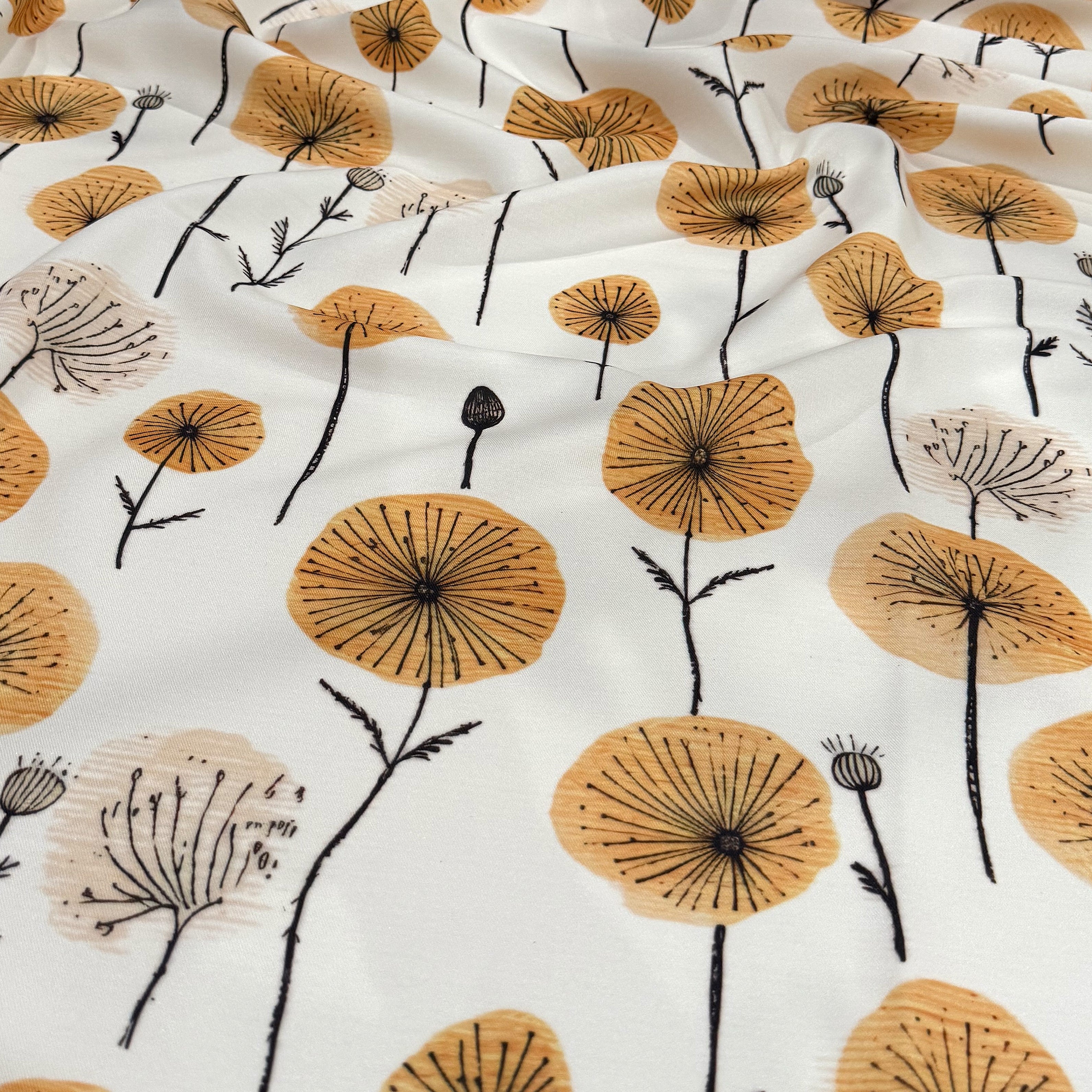 Dandelion (Poly Print) Wholesale Fabric – Urquid Linen