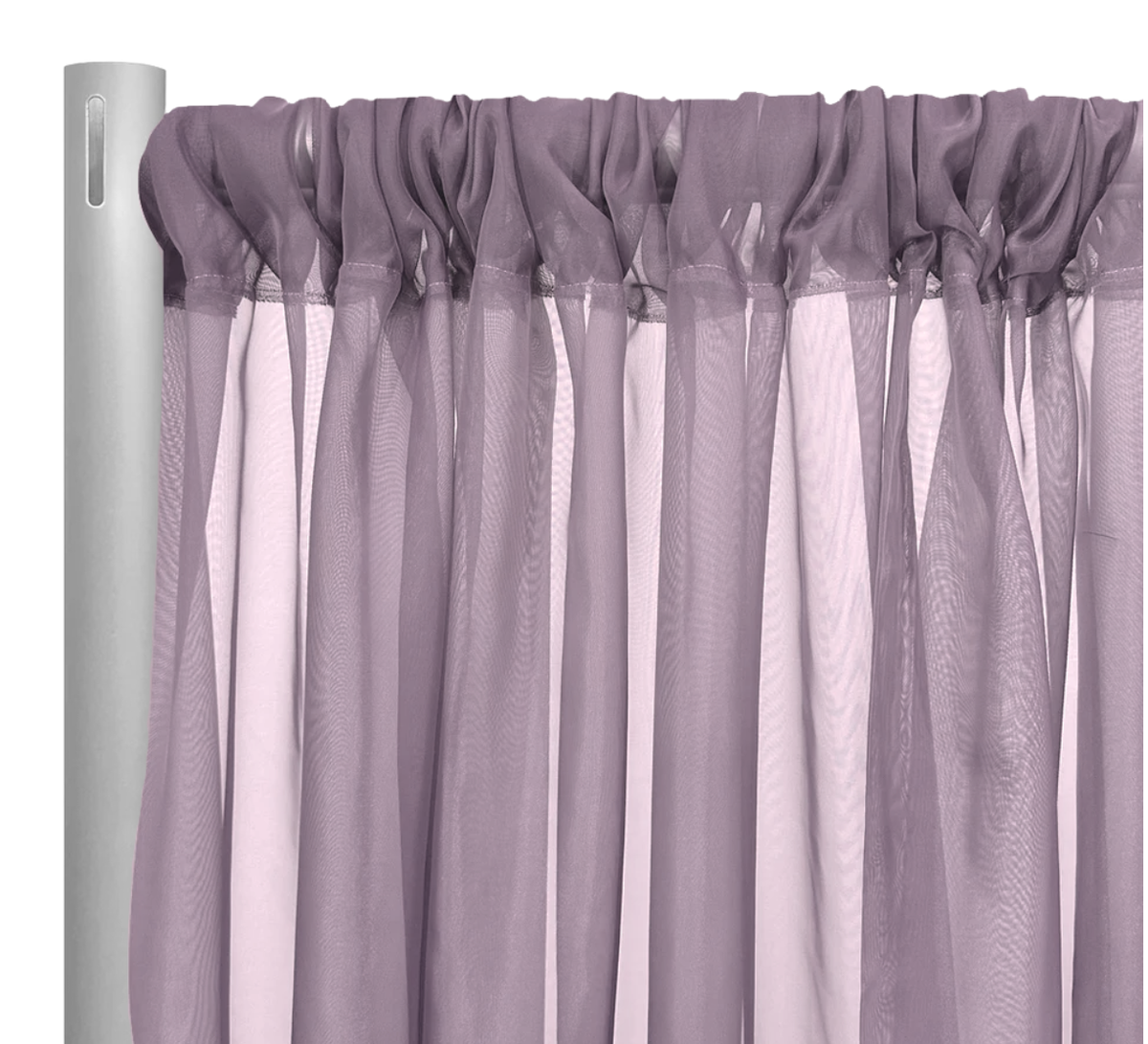 Voile Drapery Panel in Heather 21 – Urquid Linen