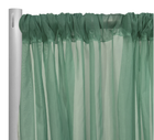 Voile Drapery Panel in Hunter Green 45