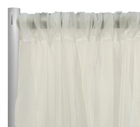 Voile Drapery Panel in Ivory