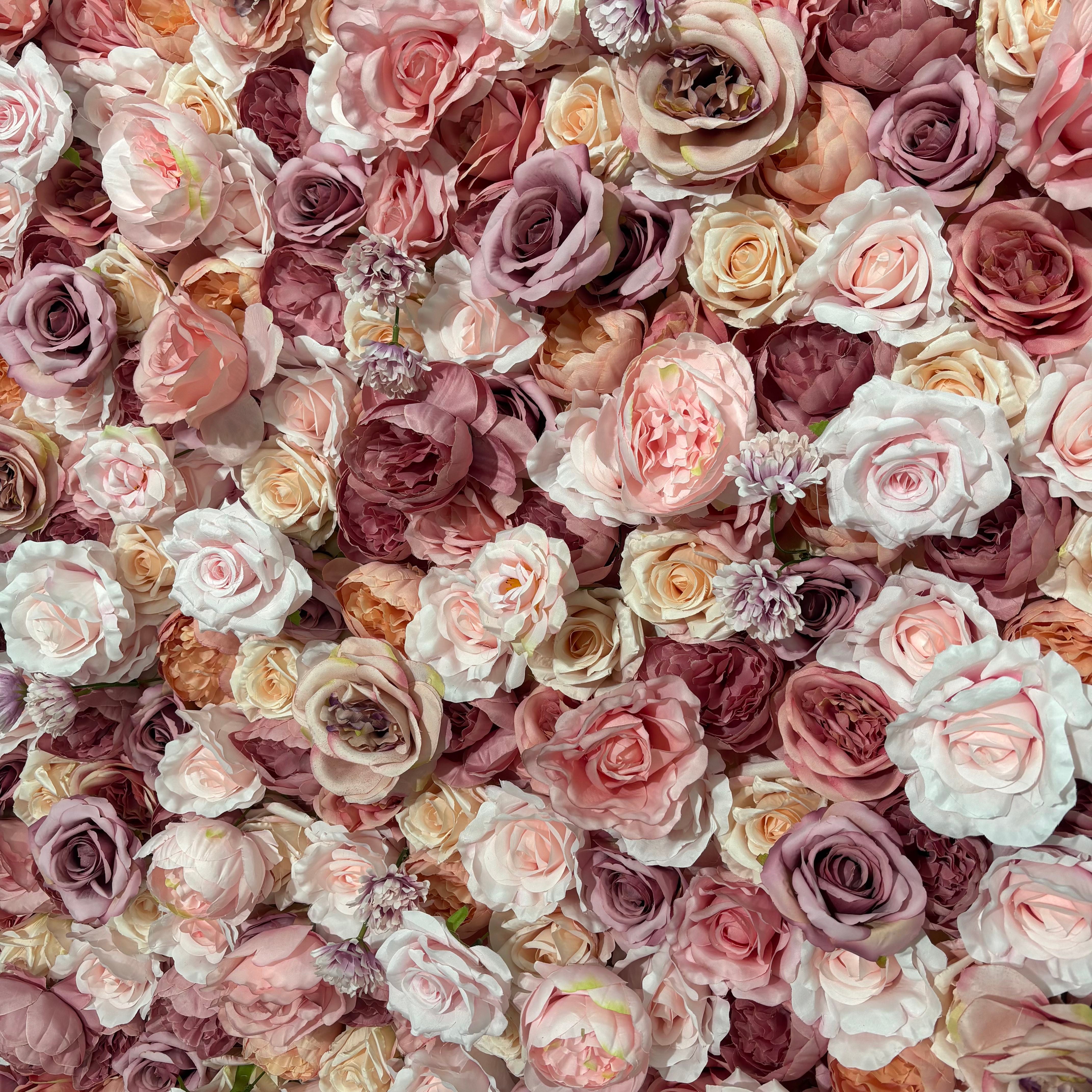 Flower Wall - Mauve Bloom – Urquid Linen