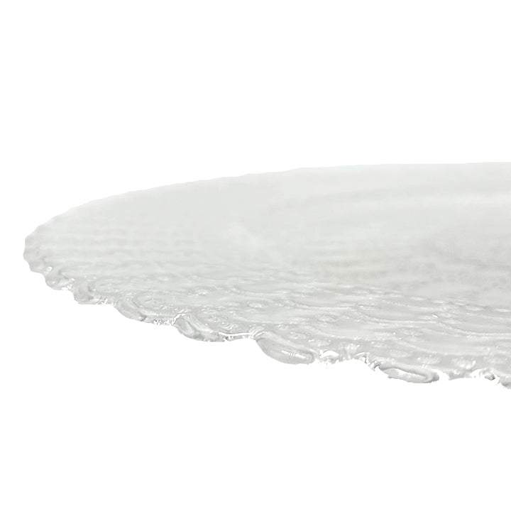 Nila - Glass Charger Plate in Clear (Item # 0323)