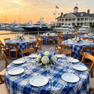 Plaid (Poly Print) Table Linen in Harbor Blue.png