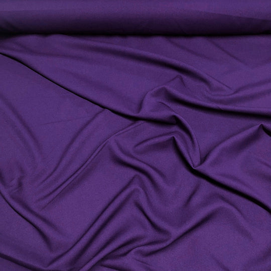 1pc - Premium Poly (Poplin) Drapery Panels 14' Tall x 58" Wide - Purple 1258