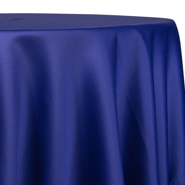 1pc -  Lamour (Dull) Satin Table Linen 132" Round - Royal 1147