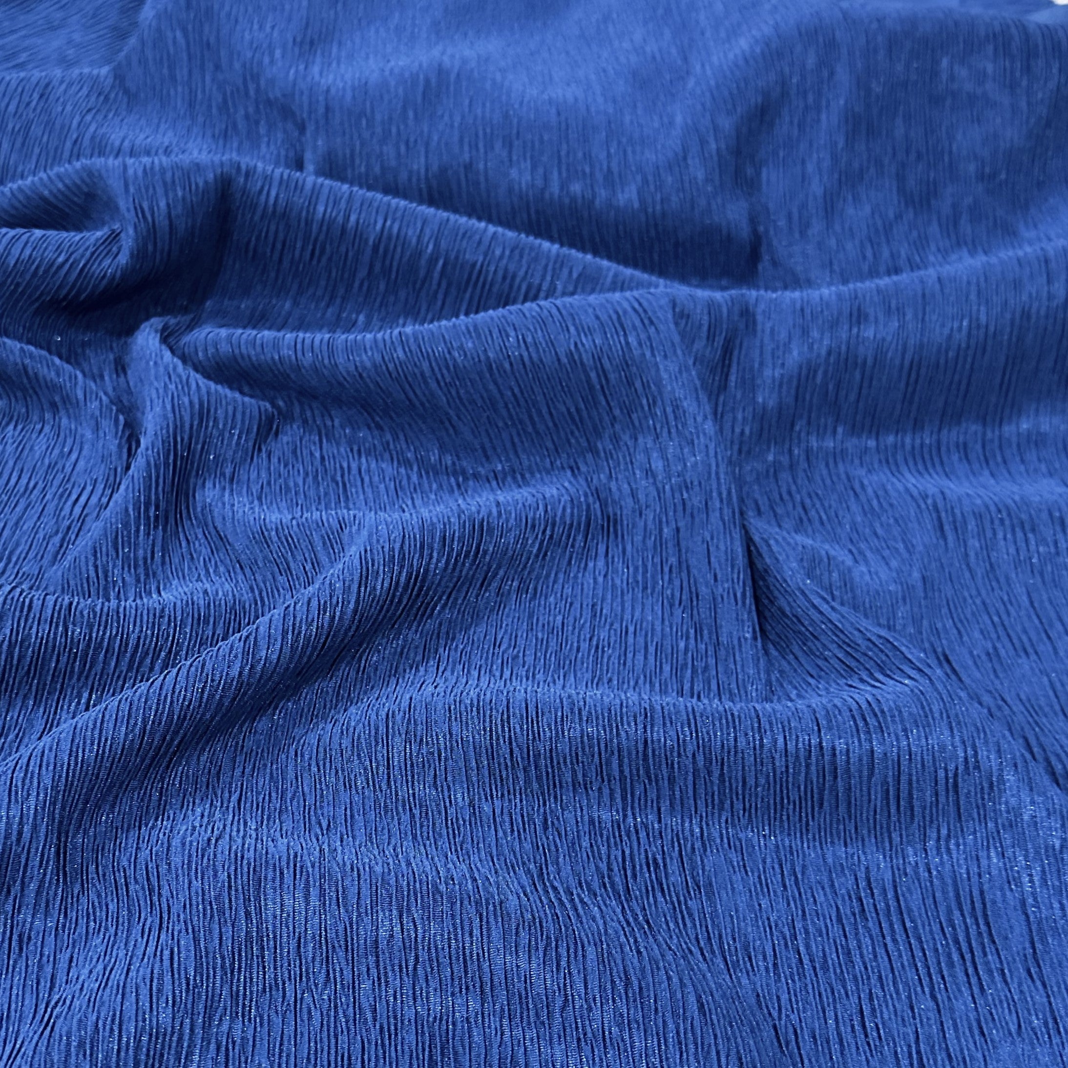 Bella Crepe Table Linen in Royal Urquid Linen