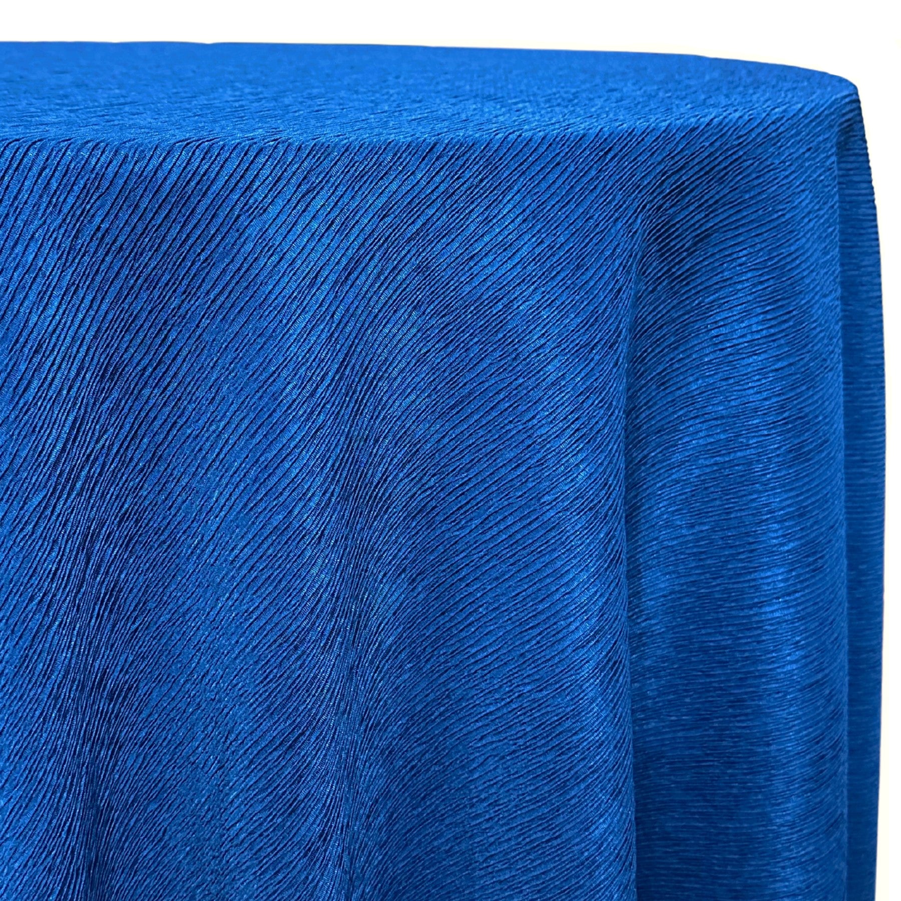 Bella Crepe Table Linen in Royal Urquid Linen