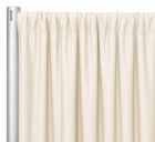 Scuba (Wrinkle-Free) Drapery Panel in Ivory