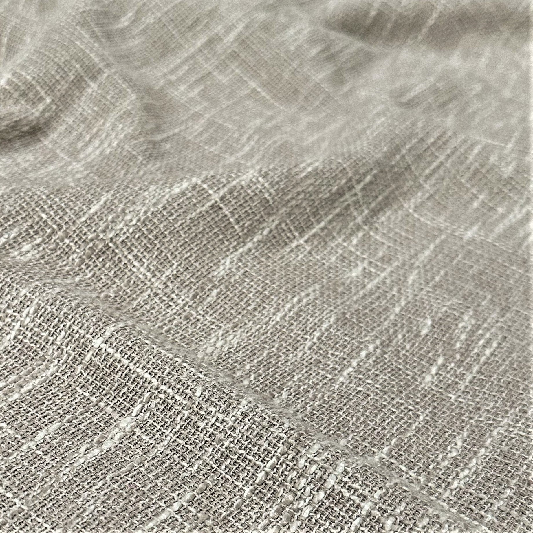 Capri Slub Linen Wholesale Fabric in Silver – Urquid Linen