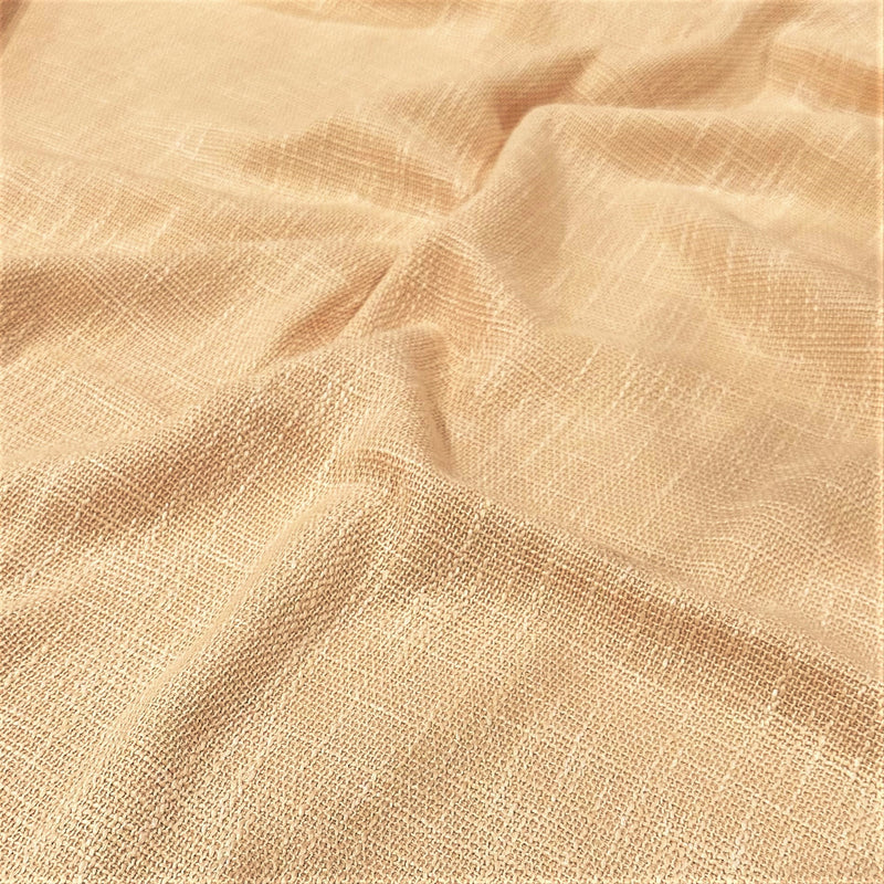 Capri Slub Linen Wholesale Fabric in Champagne