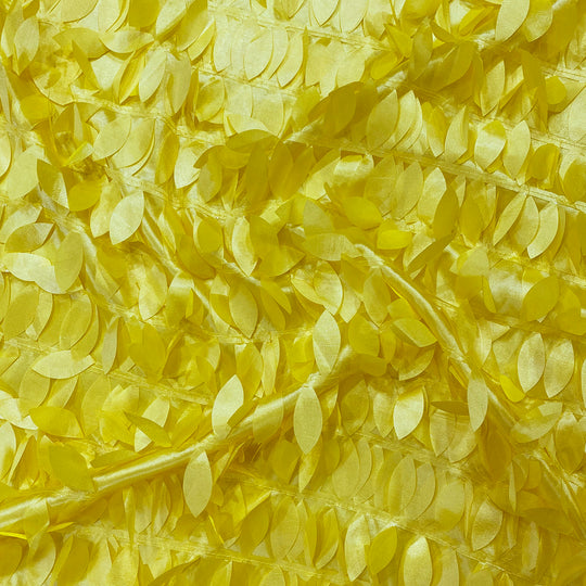 Yellow Draper Box Leaf Hanging Taffeta Drapery Panel in Yellow – Urquid Linen