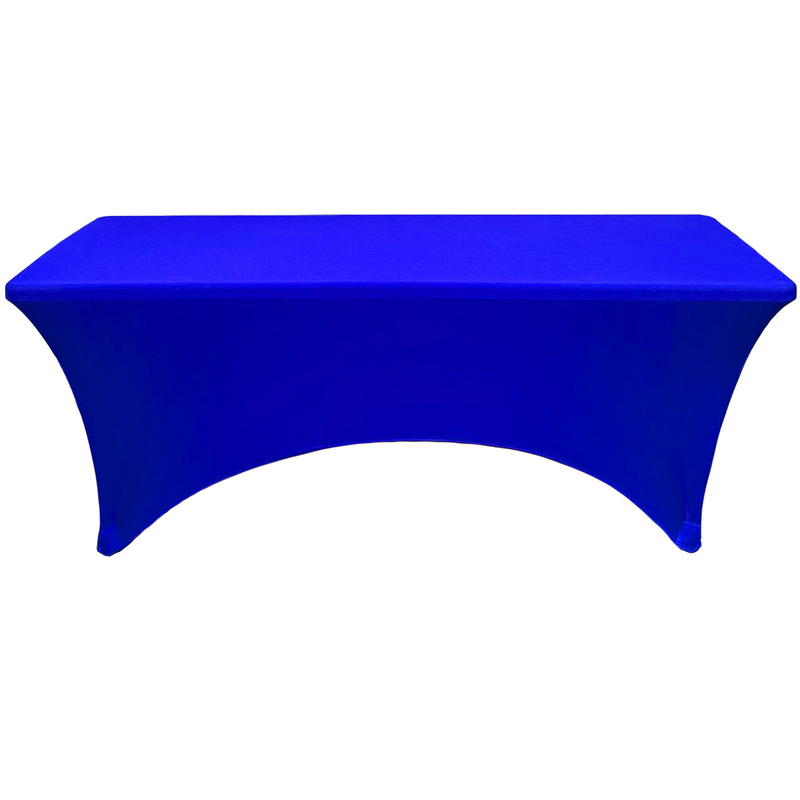 Spandex (8'x30") Banquet Table Cover in Royal Blue