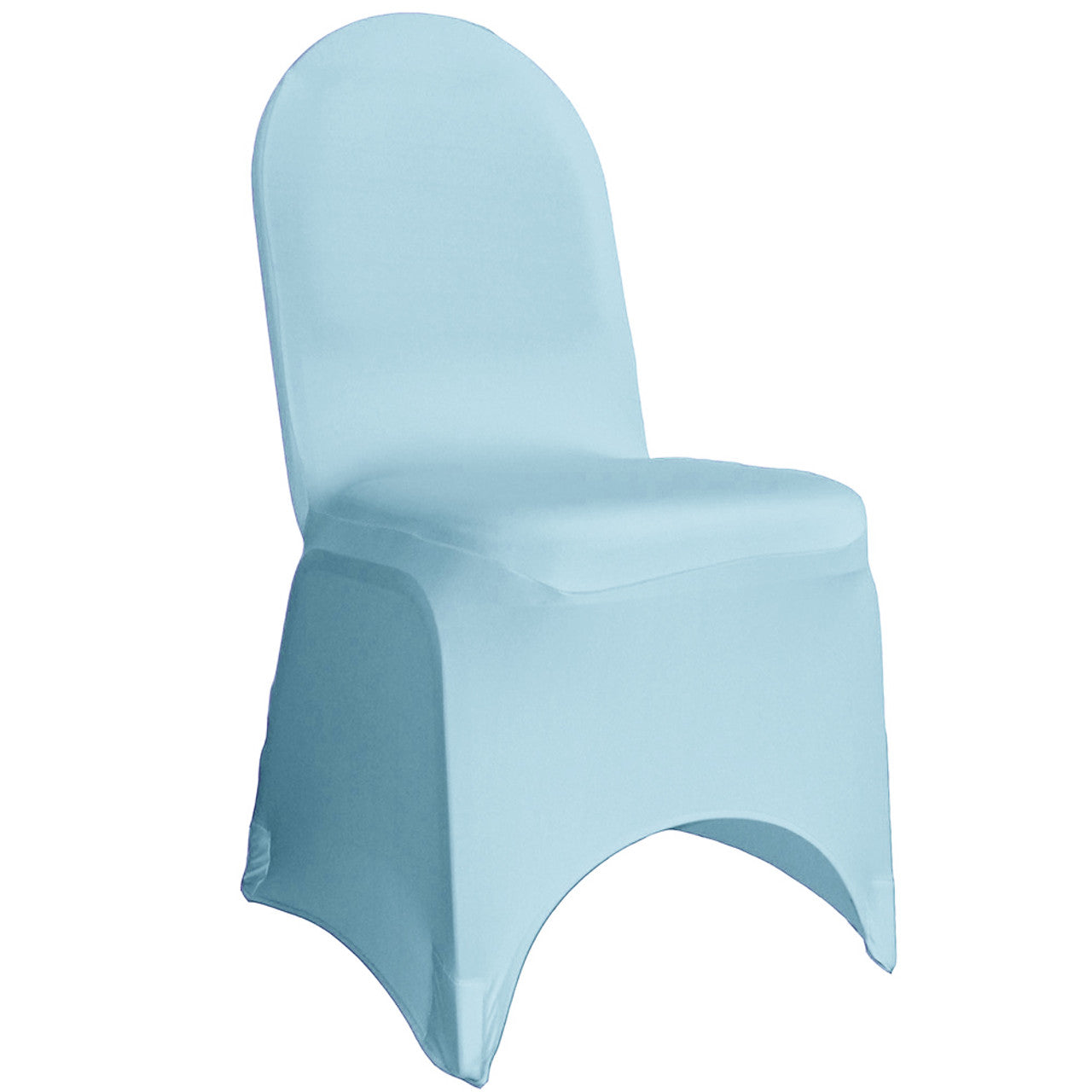 Spandex Banquet Chair Cover in Light Blue