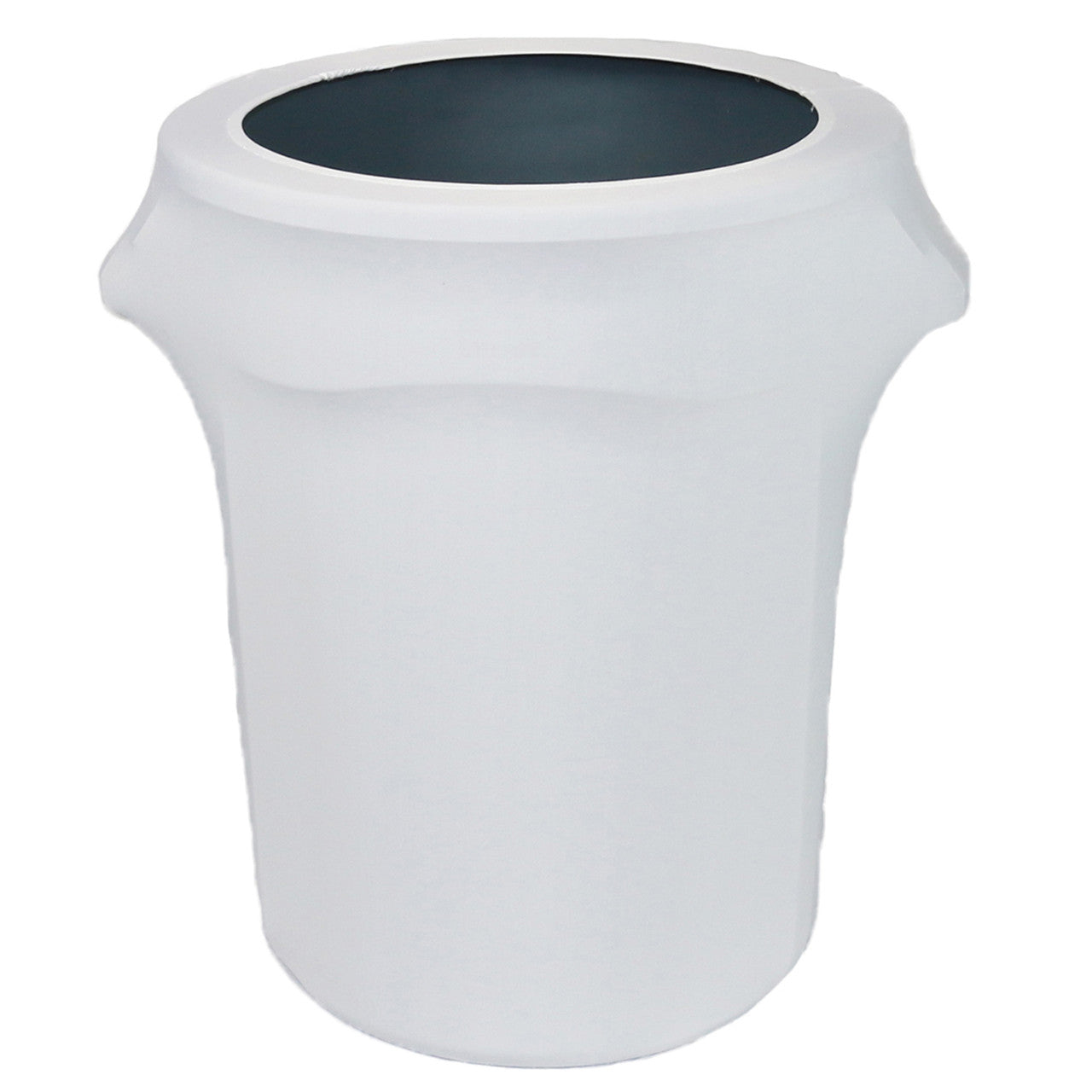 Spandex 32 Gallon Trash Can Cover in White – Urquid Linen