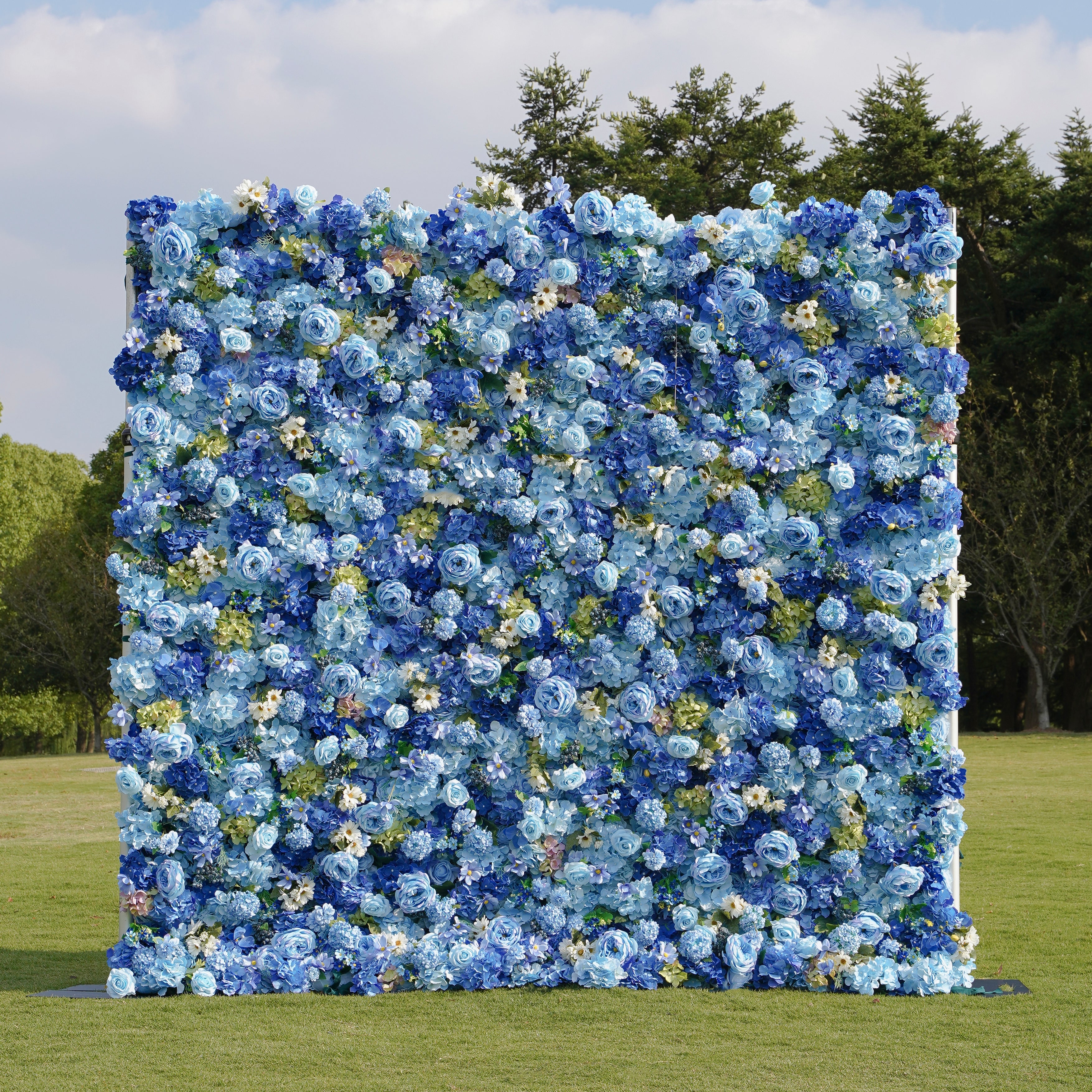 3D Flower Wall - Blue – Urquid Linen