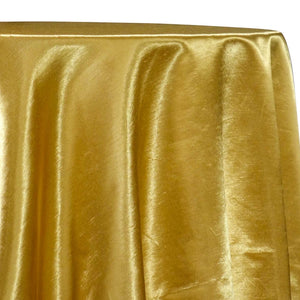 Shantung Satin (Reversible) Table Linen in Gold