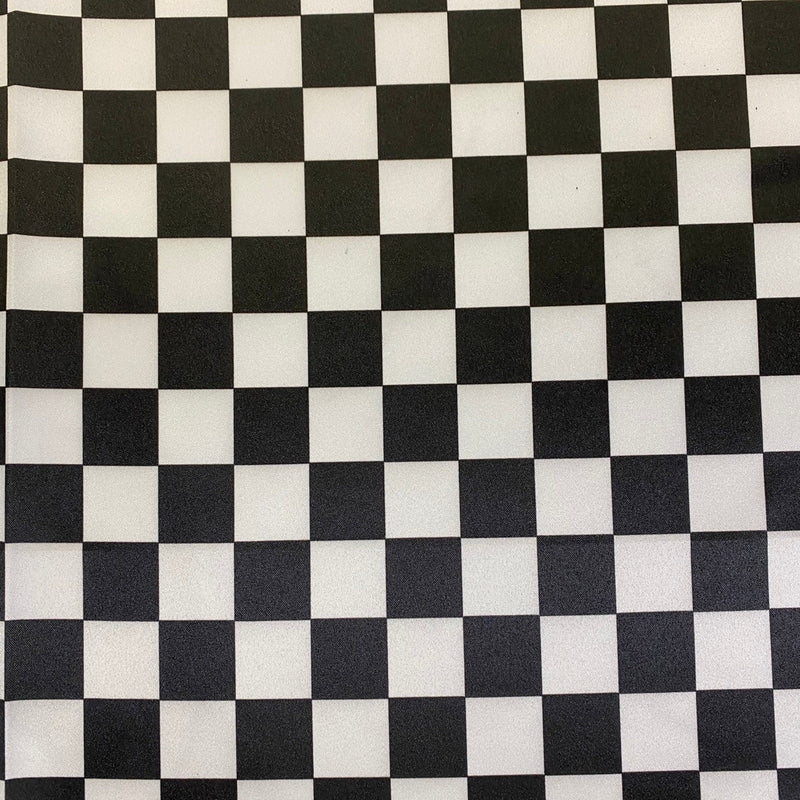 Lamour Prints Linen in 1"x1" Checker