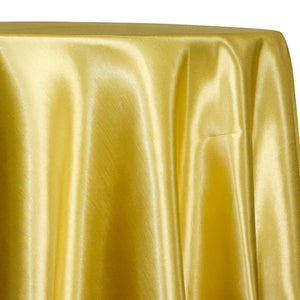 Shantung Satin (Reversible) Table Linen in Gold LT