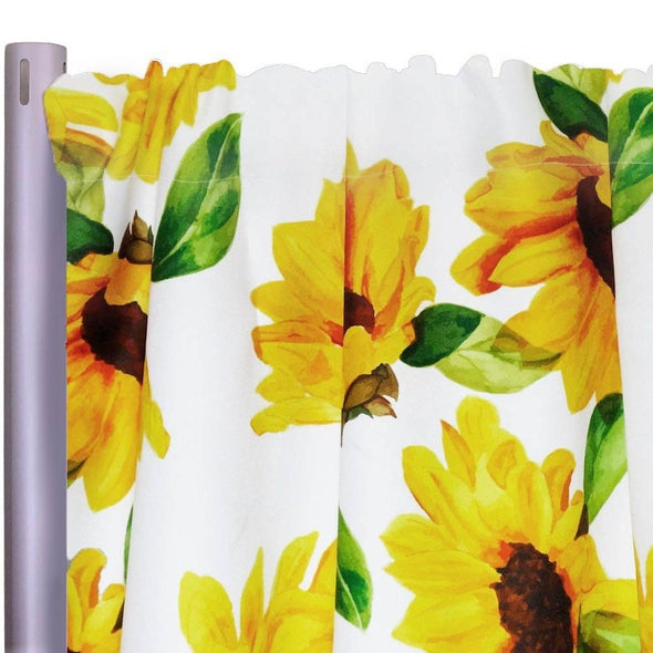 Sunflower (Poly Print) Drapery Panels (58" Wide) 1 color