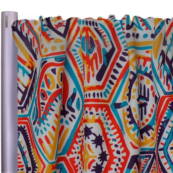 Bongo (Poly Print) Drapery Panels (58" Wide) 1 color