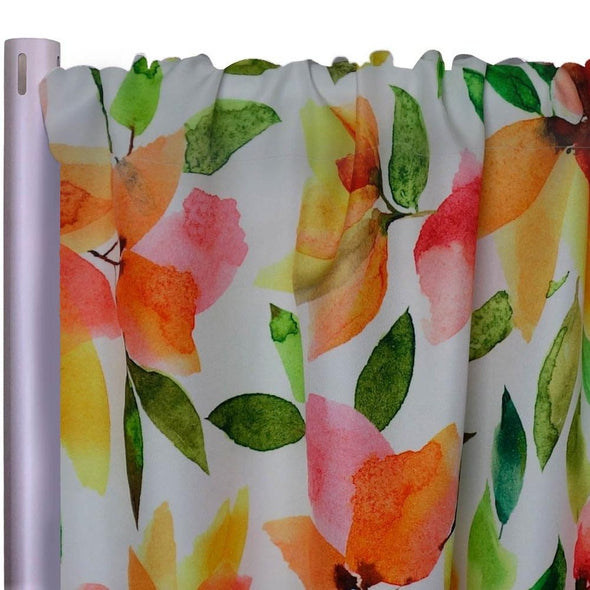 Blooms Flora (Poly Print) Drapery Panels (58" Wide) 1 color