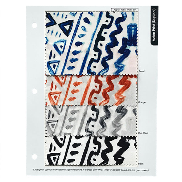 Aztec Print (Dupioni) Wholesale Fabric in Black – Urquid Linen