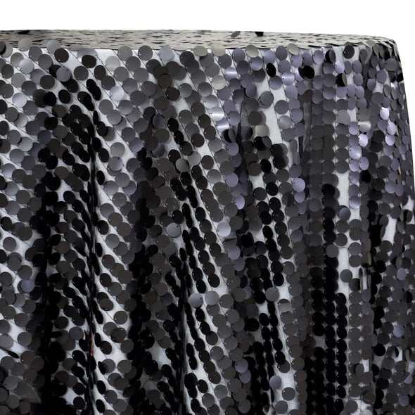 Payette Sequins Table Linen in Black