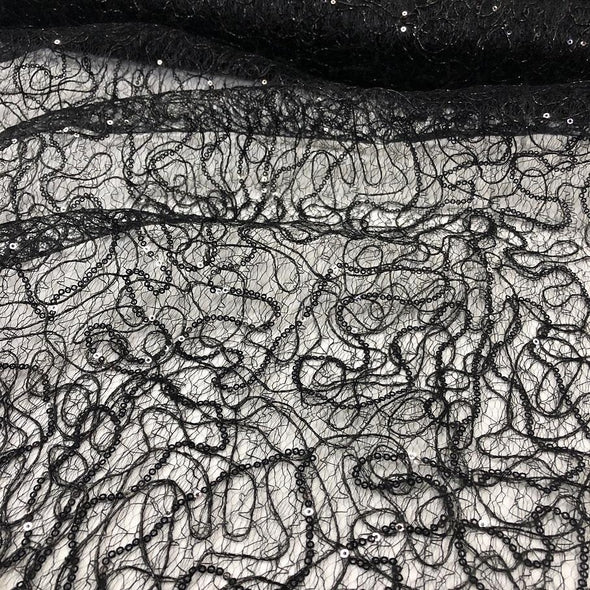 Bedazzle Table Linen in Black