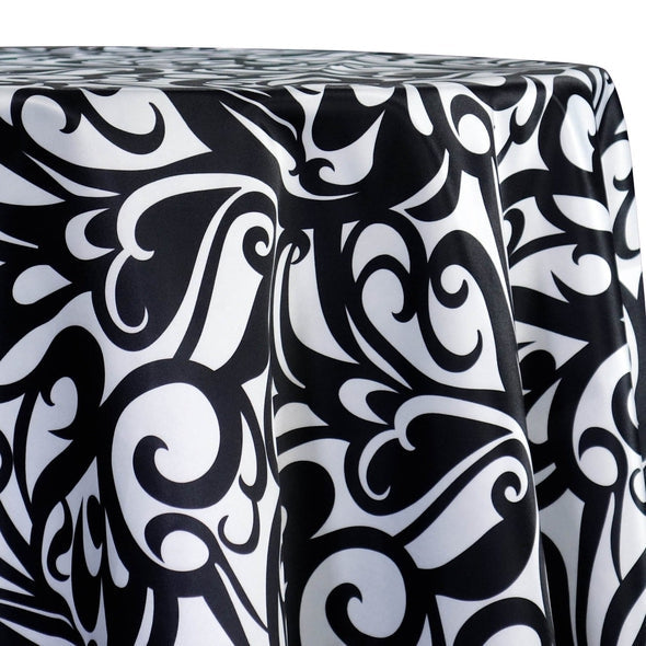 Abstract (Pucci) Linen in Black and White