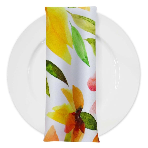 Blooms Floral (Poly Print) Table Napkin