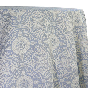 Morocco Jacquard (Reversible) Table Linen in Blue