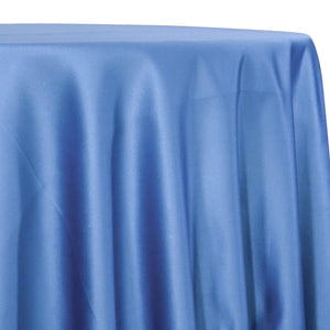 Lamour (Dull) Satin Table Linen in Blue 1122