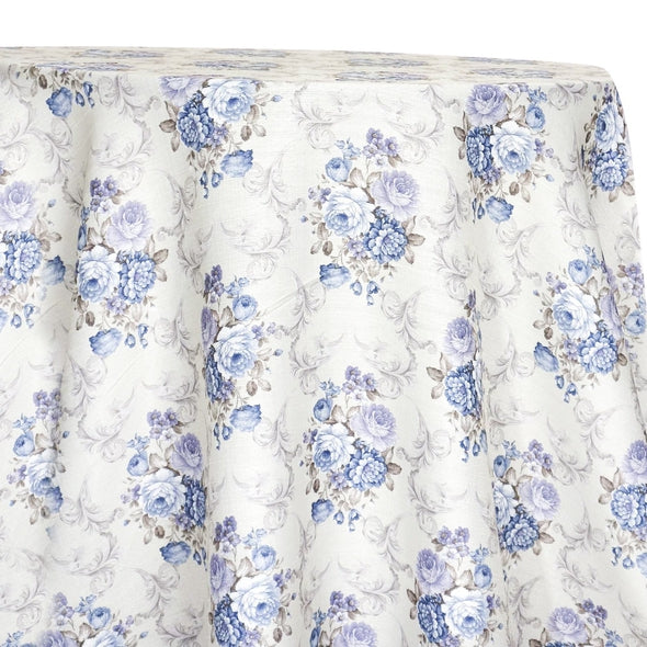 French Toile (Poly Print) Wholesale Fabric in Lt Blue – Urquid Linen