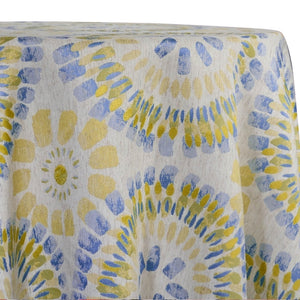 Sundaze Jacquard (Reversible) Table Linen in Yellow and Blue