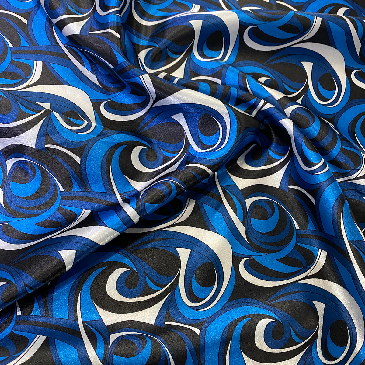 Abstract (Pucci) Wholesale Fabric in Bluey
