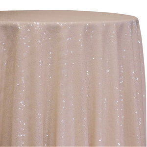 Glitz Sequins Table Linen in Blush Transparent