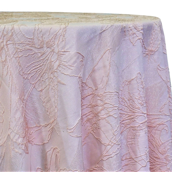 Floral Reef Jacquard Table Linen in Blush