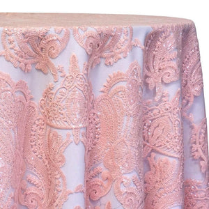 Princess Lace Table Linen in Blush