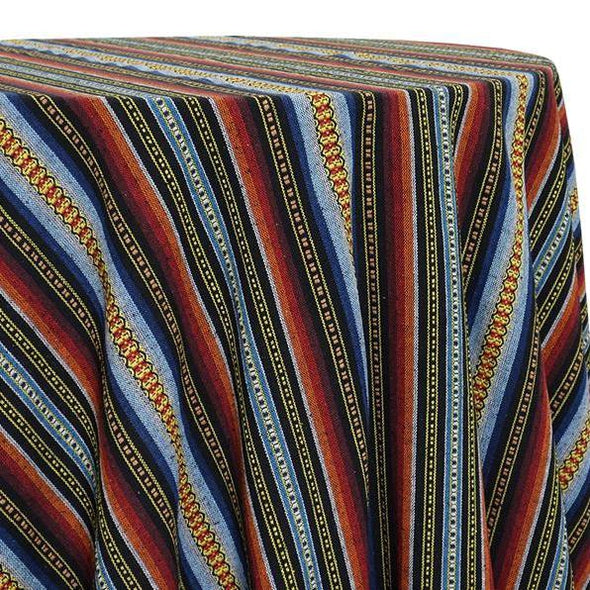 Bohemian Stripe (Knit-Look) Table Linen