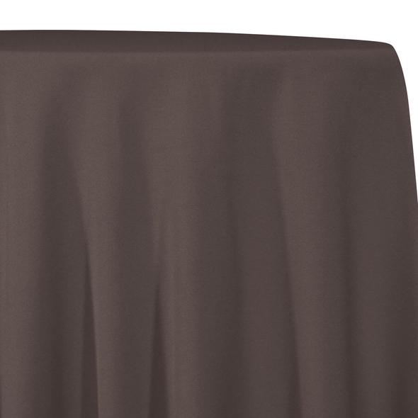 Chocolate Brown Tablecloth in Polyester for Weddings