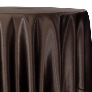 Lamour (Dull) Satin Table Linen in Brown 1266