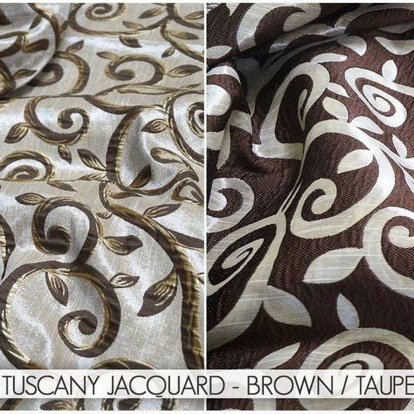 TUSCANY JACQUARD - BROWN / TAUPE
