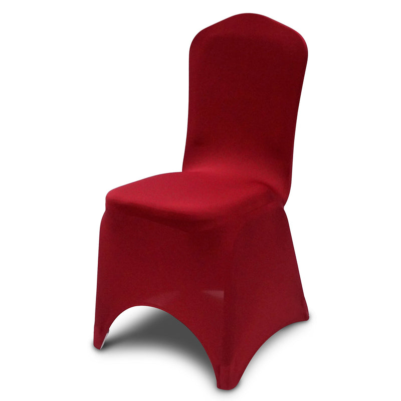 Spandex Banquet Chair Cover in Burgundy