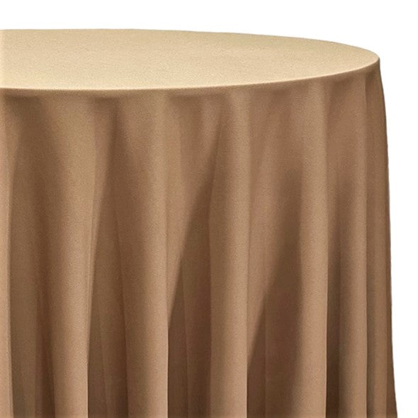 Scuba (Wrinkle-Free) Table Linen in Camel