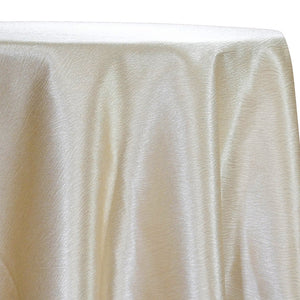 Luxury Satin Table Linen in Champagne