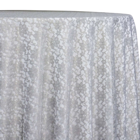Classic Lace Table Linen in Charcoal 1606